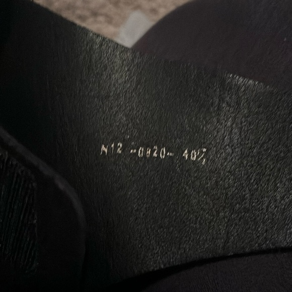 Pedro Garcia Charlie Women's Black Suede Peep Toe Cut Out Booties Size 40 1/2 - Picture 8 of 9